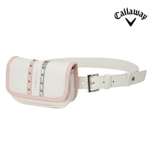 캘러웨이 2026 우먼스 스타웨이 여성용 골프 벨트백 화이트/핑크