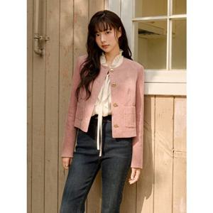 [올리브데올리브] OW5AJ850 금장버튼 코듀로이 숏자켓