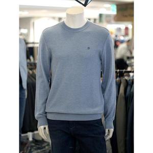 크로커다일 세이브존03 [피에르가르뎅] 남성 봄 변형 조직 라운드 니트 AGPQKR1303A