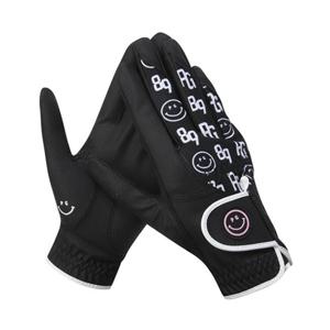 [파리게이츠] (521F1GV201)여성 스마일 로고 믹스 프린팅 양손 장갑