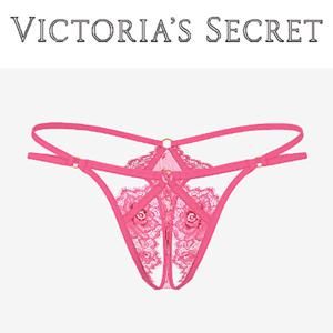 빅토리아시크릿 SEXY 로즈레이스 스트래피 링 끈 갈라 티팬티 XS-XL