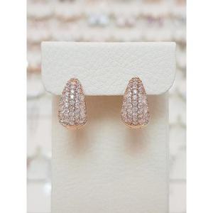 볼라레 세이브존01 엣지 볼륨 다이아 터키석 원터치 귀걸이 spe946