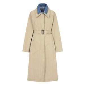 [제이제이 지고트]데님 칼라 백 슬릿 트렌치 코트 GP3A0TCJ11