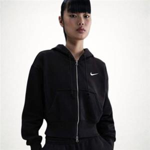 나이키 NSW 플리스 여성 루즈 풀집 크롭 후디 HV2427-010 1537531