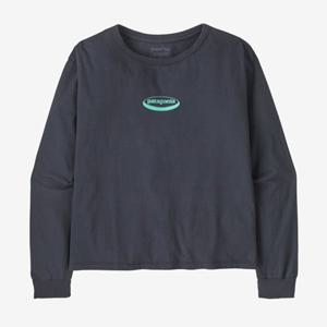 파타고니아코리아 37869R5 우먼즈 롱-슬리브드  95 오벌 로고 이지 컷 티셔츠 JD