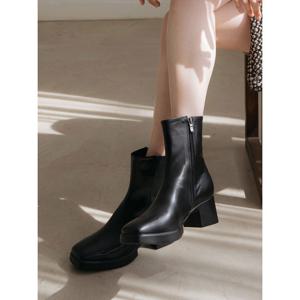 [지쎄]천연가죽 국내수제화 리나 앵클 부츠 GIS-44261