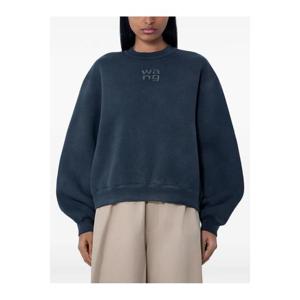 알렉산더왕 로고 자수 스웨트셔츠 4CC1261219011