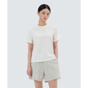 스노우피크 SNOWPEAK APPAREL 골지 여성 레귤러핏 반팔 티셔츠 (S25MWFTS39) Off White S25MWFTS39OW 337899