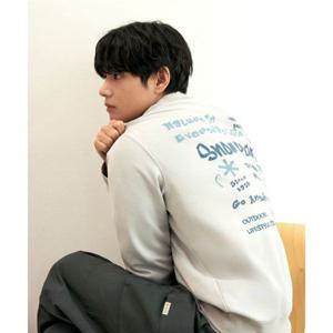 스노우피크 SNOWPEAK APPAREL 두들 그래픽 맨투맨 (S26SMFHT52) Ice Gray S26SMFHT52IG 337659