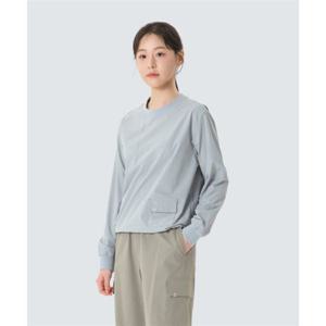 스노우피크 SNOWPEAK APPAREL 라고 여성 맨투맨 (S26SWTHT27) Gray Mint S26SWTHT27GM 337609