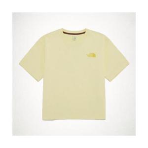 노스페이스 NT7UR42C 여성 TNF 한글 반팔 라운드티LIGHT YELLOW 1694709