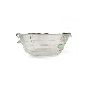 원형 스텐 2단프레임망 소쿠리 채반 채망-43호