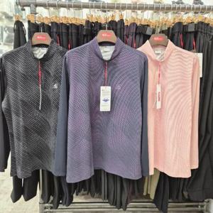 레드페이스 HC28 스퀘어라인도트우먼짚티셔츠 REWFTSS24051