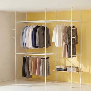 이지온 레몬 드레스룸 더블 행거 EDL-612W1M1C4 튼튼한 고정식 시스템 옷걸이 행거