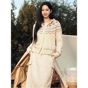 노르디스크 노르딕 패턴 후디 스웨터 가디건W OWW25K01KZ 341472