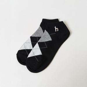 남성 체크 면혼방 단목양말 HZSS6E303N2