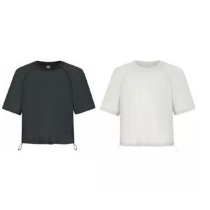 [콜핑]LD18 여성 여름 베이직 크롭기장 반팔티셔츠 KWT4963W