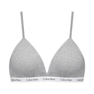 캘빈클라인 라이틀리 라인드로고 캐러셀 브라 회색 QP1474O-050