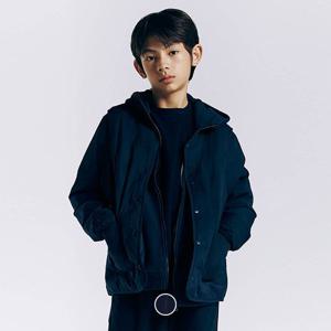 [지오다노 주니어]03074602 플리스 릴렉스 후드+베스트 자켓