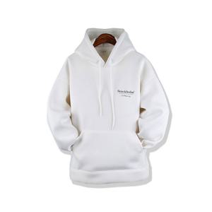 남자 오버핏 네오프랜 스톡 후드 티셔츠 RB-TSA-Q004-아이보리