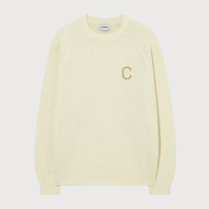 [커버낫]커버낫 미들 C로고 니트 아이보리 CO2503KT01IV