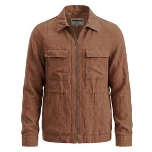 [레노마 옴므]레노마 린넨 스트링 사파리점퍼 브릭 ROFMBU58A