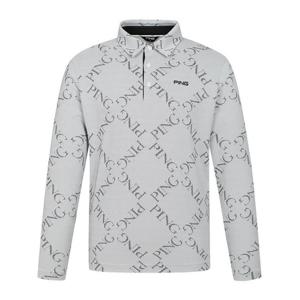 [핑골프]남성 기능성 자가드 카라 긴팔 티셔츠 111E1TO101