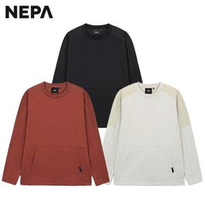 [네파]춘추용 남여공용 에센셜 블럭 긴팔 티셔츠 - 7KE5370