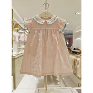 (에뜨와) (07T324017) (백일돌선물)시에나자수원피스 (유아/출산/백일/돌선물/조카선물)