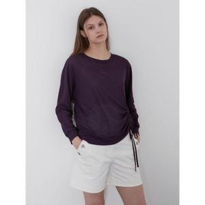 올리비아로렌 sh06 셔링 티셔츠 VVBAL0L7111