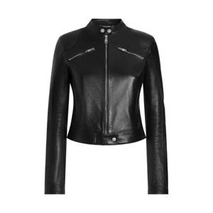 돌체앤가바나 바이커 스타일 레더 재킷 F9S10LHULUV