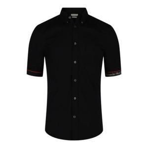 알렉산더 맥퀸 반팔 셔츠 685496 QRN44 1000 00002 16 5 Black