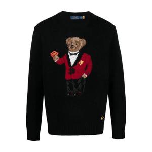 폴로 랄프로렌 루나 뉴 이어 폴로 베어 울 스웨터 710926799001