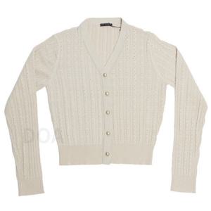 [시슬리]펀칭 브이넥 가디건_SAKCA3411