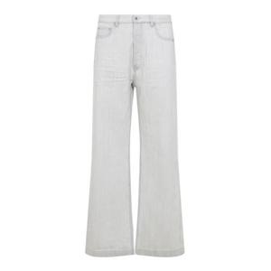 릭 오웬스 스트레이트 팬츠 DU01F4351DMW51 White