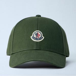 26 SS 몽클레어 펠트 자수 로고 패치 코튼 베이스볼 캡 카키 L1091 3B00048 04863 833