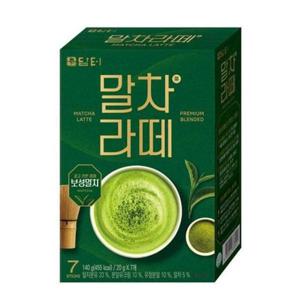 말차 말차라떼 담터 20gx7T