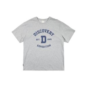 디스커버리 공용 바시티 빅로고 반팔티셔츠 DXRS57043-MGS