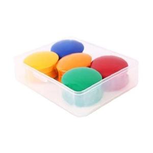 (마그피아) 초강력 칼라원형자석홀더 중 노랑 (MFMH-27-10)/(27mm 10개입) (1개)