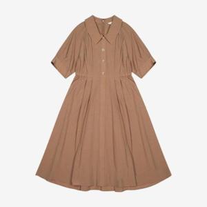 베스띠벨리 세이브존04 턱 퍼프 카라 원피스 BKOAF25550