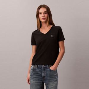 [캘빈클라인 진]여성 모노그램 브이넥 티 47B205G