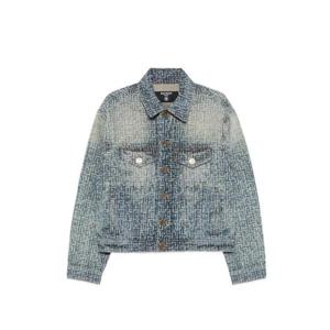 발망 데님 자켓 GH1TC330DG12 6AW BLEU JEAN D LAV 6AW