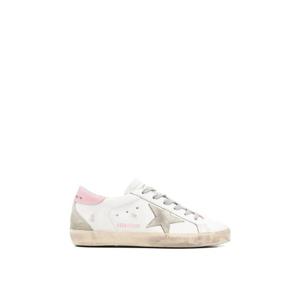 골든구스 스타 아플리케 레더 스니커즈 GWF00102F005269