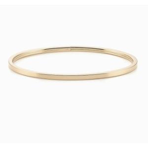 [로이드] 사각 파이프 14K 뱅글 팔찌 (S) LWB26001G