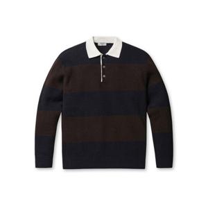 [프로젝트엠]남성 오버핏 버튼 카라 스웨터 EPF4ET1110