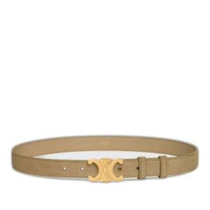 셀린느 25MM 미디엄 가죽 벨트 45AK93AUW 02SV STONE BEIGE