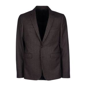 셀린느 버튼 프론트 핀스트라이프 울 재킷 2V61P903E 18MC