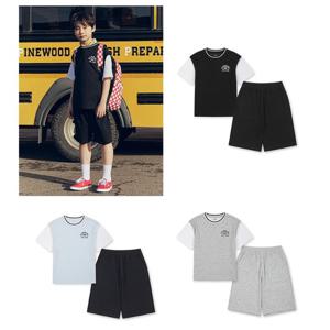 [탑텐키즈]공용) 에슬레틱 COOL Air 코튼 더블니트 세트 (MKG2IP3401)