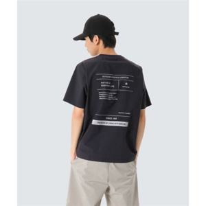 스노우피크 SNOWPEAK APPAREL 37.5 레터링 반팔 티셔츠 (S26MMTTS38) Dark Navy S26MMTTS38DN 387769
