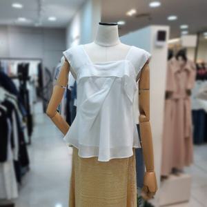 [잇미샤][잇미샤] 드레이프 슬리브리스 탑 블라우스(ITP7WBL360)